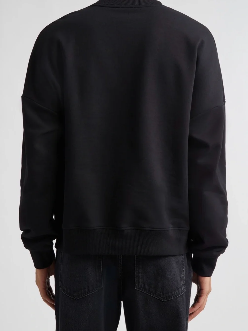 Balmain Men’s 1945 Logo Graphic Sweatshirt Size Medium Color Black